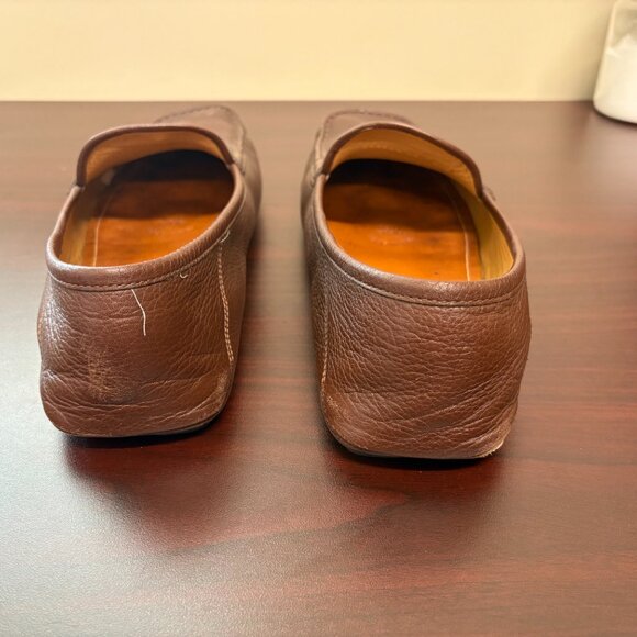 Gucci Hebron Horsebit Driving Loafers | Men’s Size 12 | Brown Leather main image 5